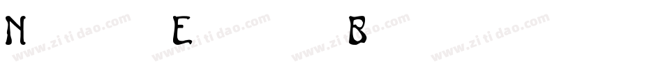Nouveau-Extended Bold字体转换